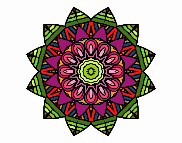 Desenho Mandala de fruto pintado por ouza207