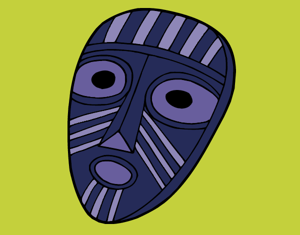 Desenho Máscara de surpresa pintado por missmirim