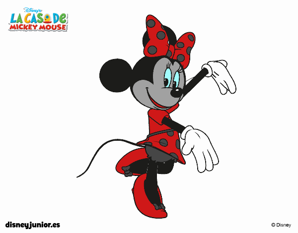 Desenho Minnie Mouse pintado por BrunaFaria
