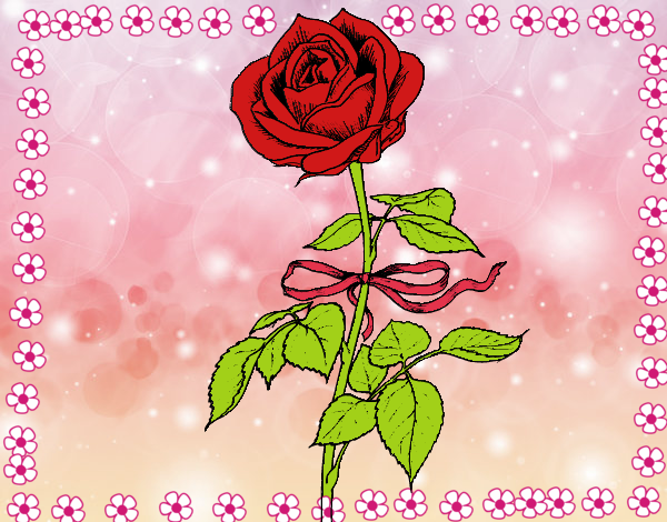 Desenho Uma rosa pintado por gabyy