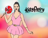 Desenho Katy Perry com um pirulito pintado por laissstm