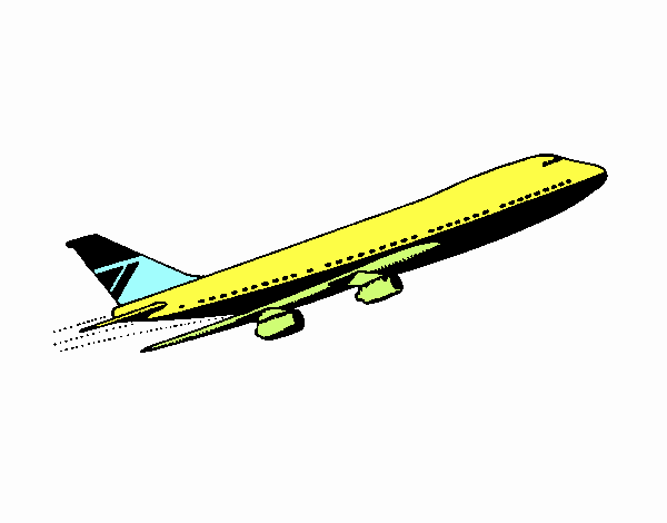 Desenho Avião no ar pintado por davipe