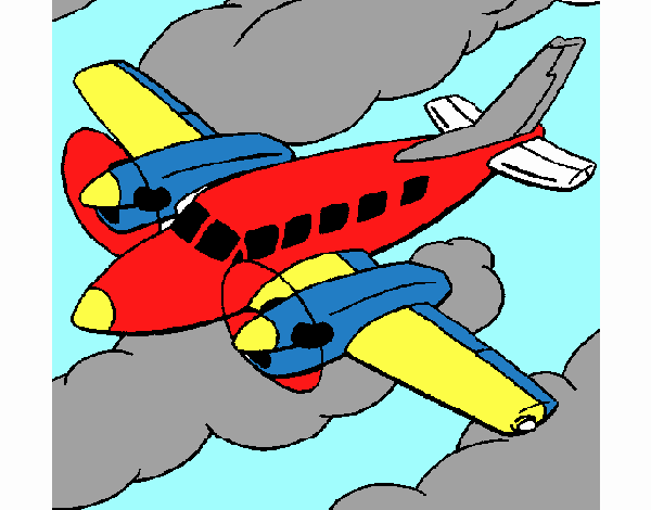 Desenho Avioneta pintado por davipe