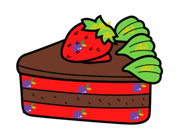 Bolo Desenho Animado Bonito Com Cobertura Chocolate Morango Ilustração  Aquarela Ilustração por ©NaDo_Krasivo #239065846