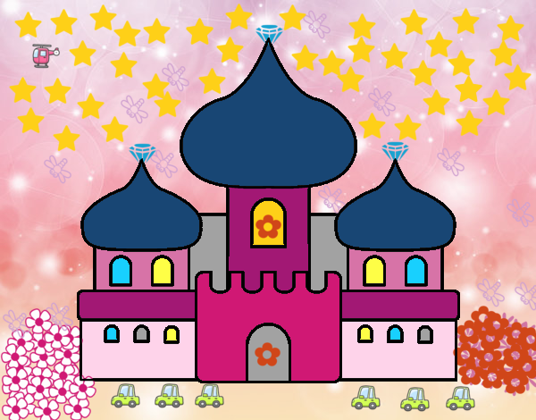Desenho Castelo dos mouros pintado por lhayzlla
