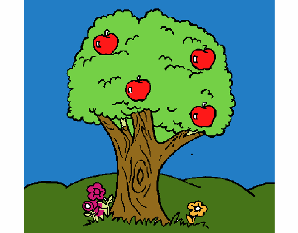 Desenho Macieira  pintado por lhayzlla