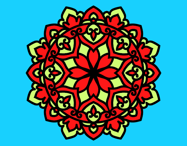 Desenho Mandala celta pintado por missmirim