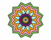 Desenho Mandala flores de girassol pintado por walsilveir