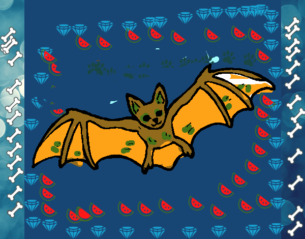 Morcego a voar