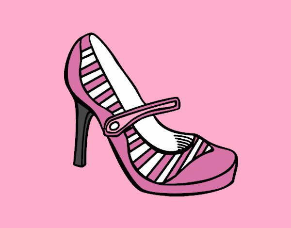 Desenho Sapatos de calcanhar sport pintado por lhayzlla
