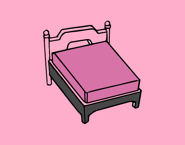 cama sem travesseiro