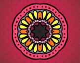 Desenho Mandala mosaico pintado por Telmapab