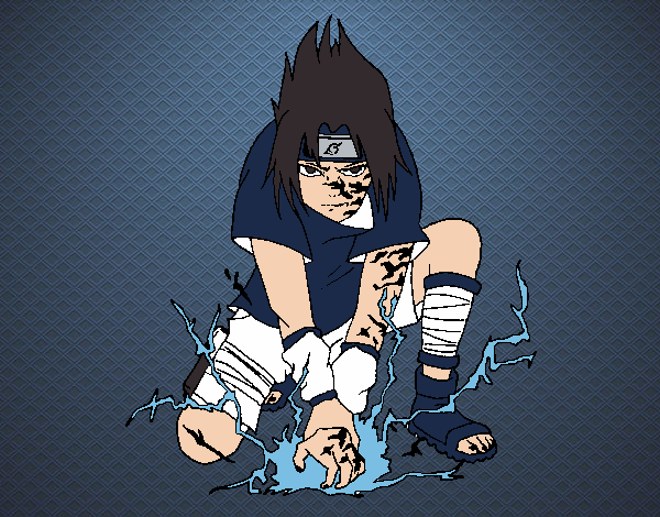 Desenho de Sasuke para Colorir - Colorir.com