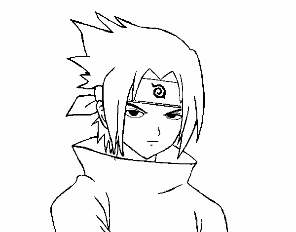 Desenhando Sasuke Uchiha (Naruto) Drawing Sasuke Uchiha 