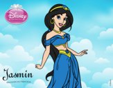 Desenho Aladdin - Princesa Jasmine pintado por loen