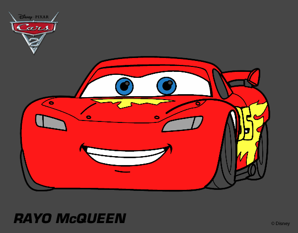Desenho de Carros 2 - Relâmpago McQueen pintado e colorido por Usuário não  registrado o dia 15 de Agosto do 2015