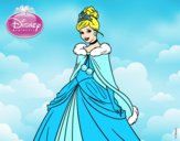 Desenho Cinderela - Princesa Cinderela pintado por loen