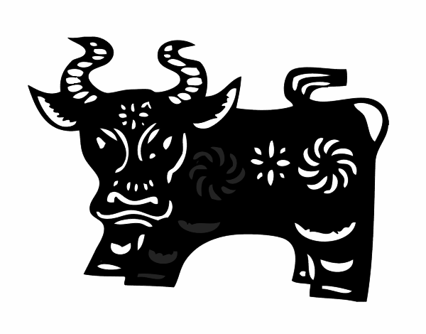 Desenho Signo do boi pintado por enzo2015