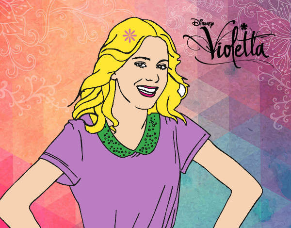 Desenho Violetta pintado por Amorinha