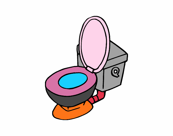 Desenho Cuvette de toilette pintado por laisgil