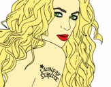 Desenho Shakira - Laundry Service pintado por laliinha
