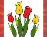 Desenho Tulipa pintado por ritac7