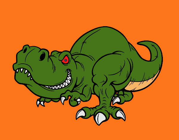 Desenho Tyrannosaurus Rex pintado por lucasfuly