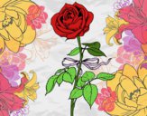Desenho Uma rosa pintado por fabyan