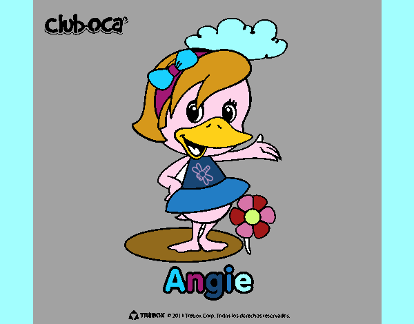Desenho Angie pintado por anajulia10