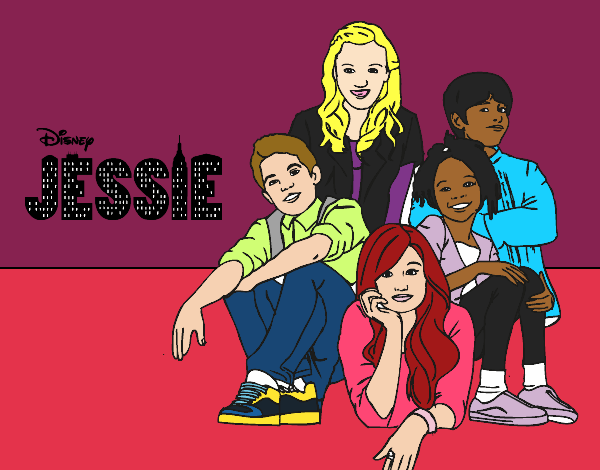 Desenho Jessie - Disney Channel pintado por paloma-03