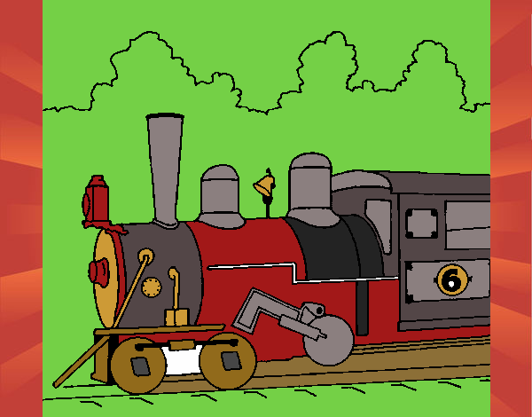 Desenho Locomotiva  pintado por lucdan