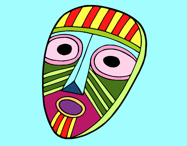 Desenho Máscara de surpresa pintado por Cello