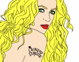 Desenho Shakira - Laundry Service pintado por gabyy