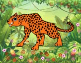 Desenho Um guepardo pintado por bruninho07