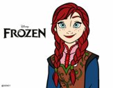 Desenho Anna de Frozen pintado por emerson201
