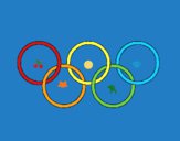 Desenho Argolas dos jogos olimpícos pintado por pepe2002