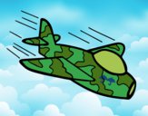 Desenho Avião da camuflagem pintado por pepe2002