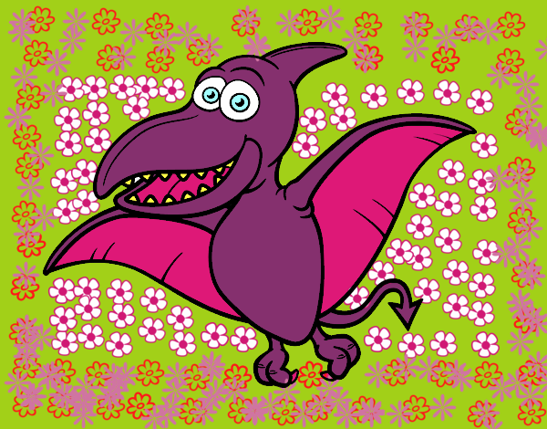 Desenho Pterossauro pintado por pepe2002