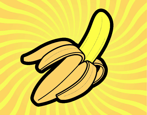 Desenho Uma banana pintado por Aninha-7