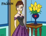 Desenho Frozen Princesa Anna pintado por isabelucas