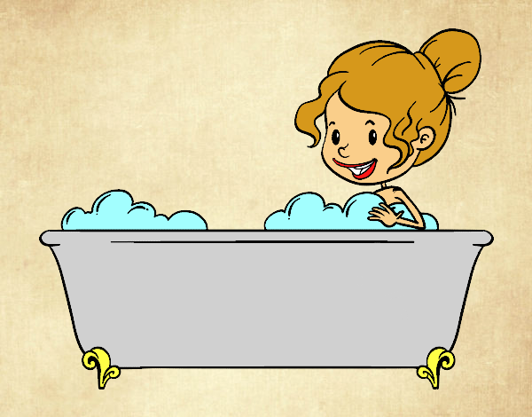 Desenho Para se ter uma banheira pintado por inlove_ju