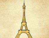 Desenho A Torre Eiffel pintado por Margarida-