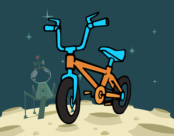 Desenho Bicicleta infantil pintado por pricilla