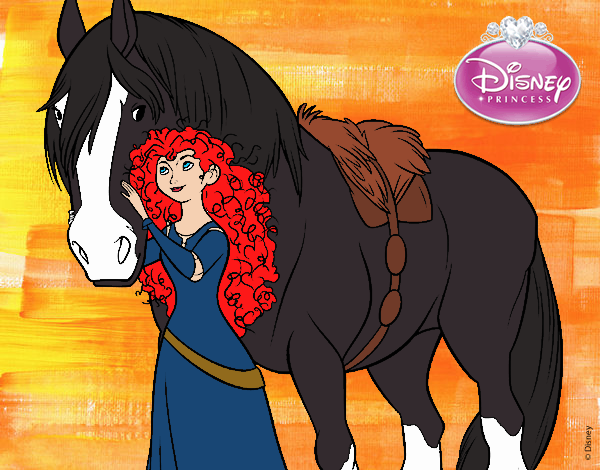Brave - Merida e seu cavalo