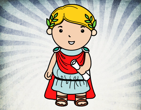 Desenho Julio César de criança pintado por jrduran