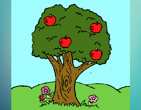 Desenho Macieira  pintado por sonhadora