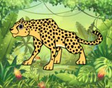 Desenho Um guepardo pintado por wandersong