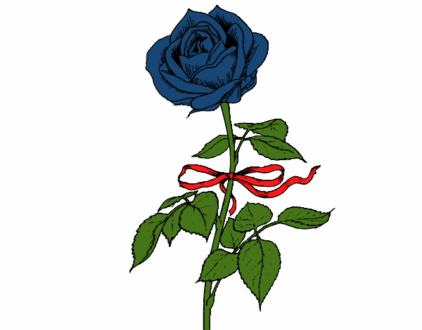 Desenho Uma rosa pintado por AlineAC