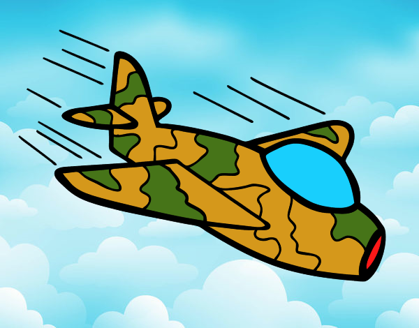 Avião da camuflagem