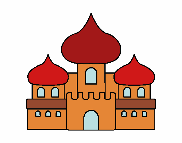 Desenho Castelo dos mouros pintado por paloma1